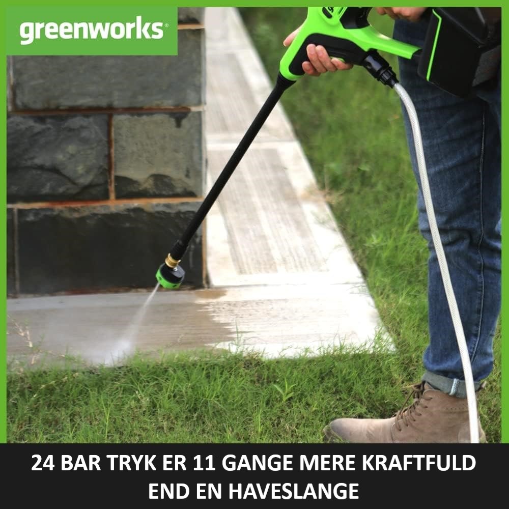 Greenworks G24PW Lavtryksrenser 24V