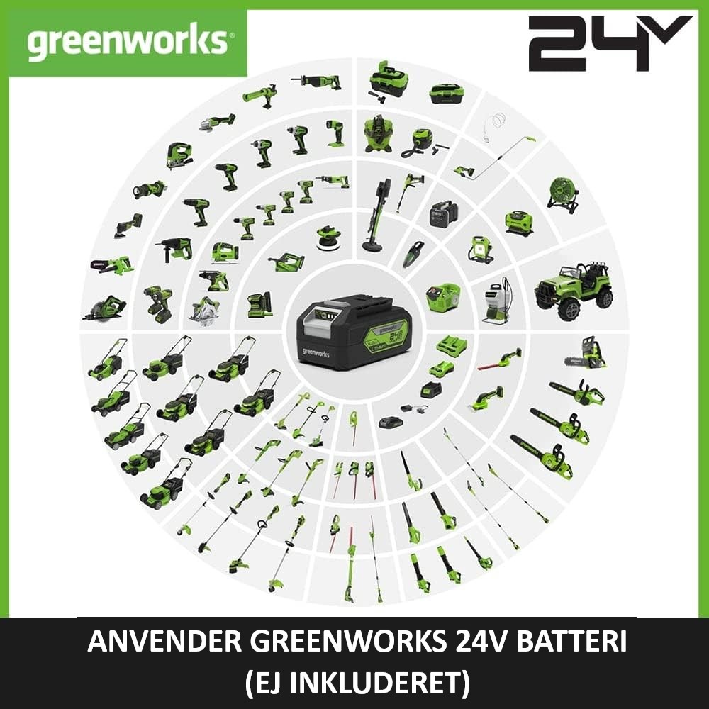Greenworks G24PW Lavtryksrenser 24V