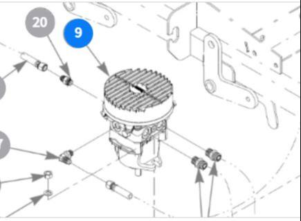 PUMP, HYD 12CC W/ FAN