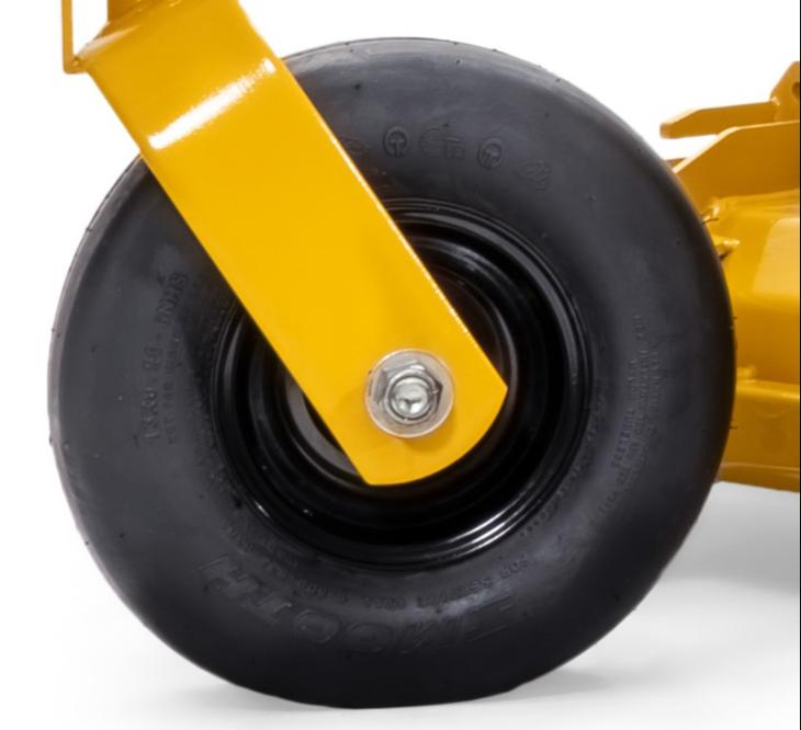 Del-massivt forhjul, Sort (bestil 2 stk v/ sæt) 13x6.50 Black