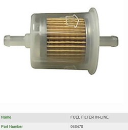 Filter, brændstof IN-LINE