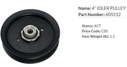[605512] 4&quot; IDLER PULLEY