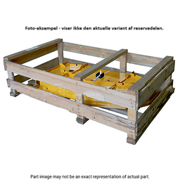 [554252] Klippebord 60&quot; RD, løst skjold, bagudkast