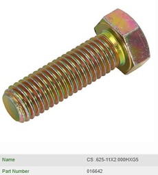 [H016642] Bolt CS .625-11X2.000HXG5