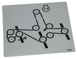 [796953] DECAL, RD DECK ROUTING, Klistermærke, Hustler